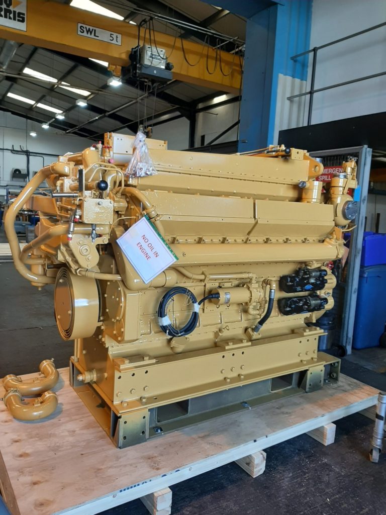 Failed Cat D349 Engine